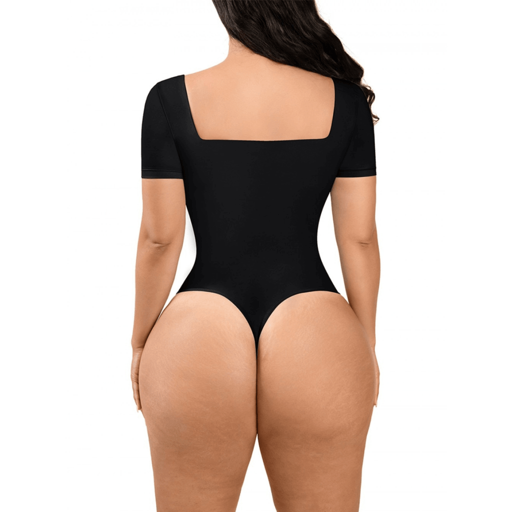 HolyShape Short Sleeve Square Neck Bodysuit