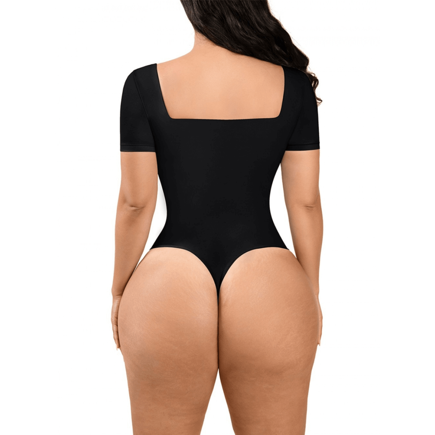 HolyShape Short Sleeve Square Neck Bodysuit