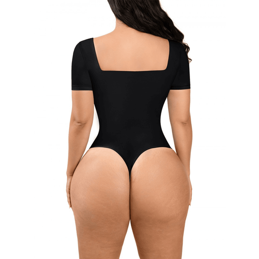 HolyShape Short Sleeve Square Neck Bodysuit