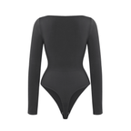 HolyShape Long Sleeve Square Neck Bodysuit