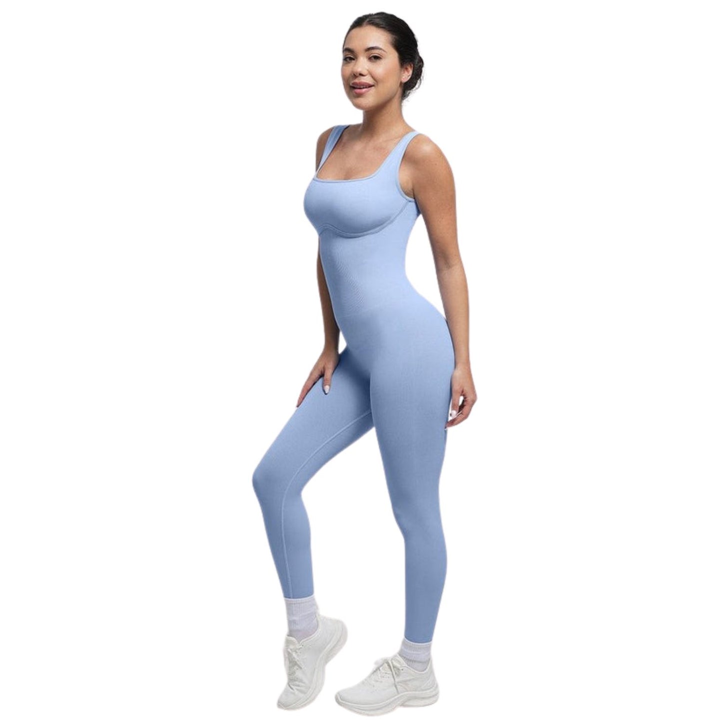 HolyShape Square Neck Sculpt Jumpsuit