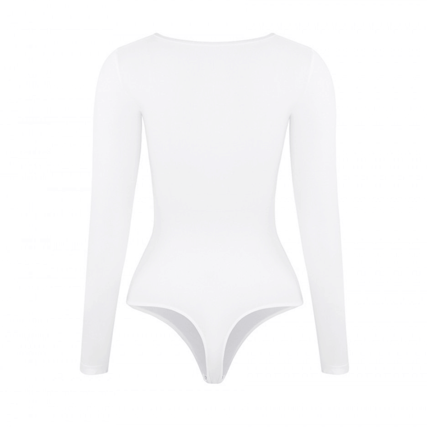 HolyShape Round Neckline Long-Sleeved Seamless Shapewear Bodysuit