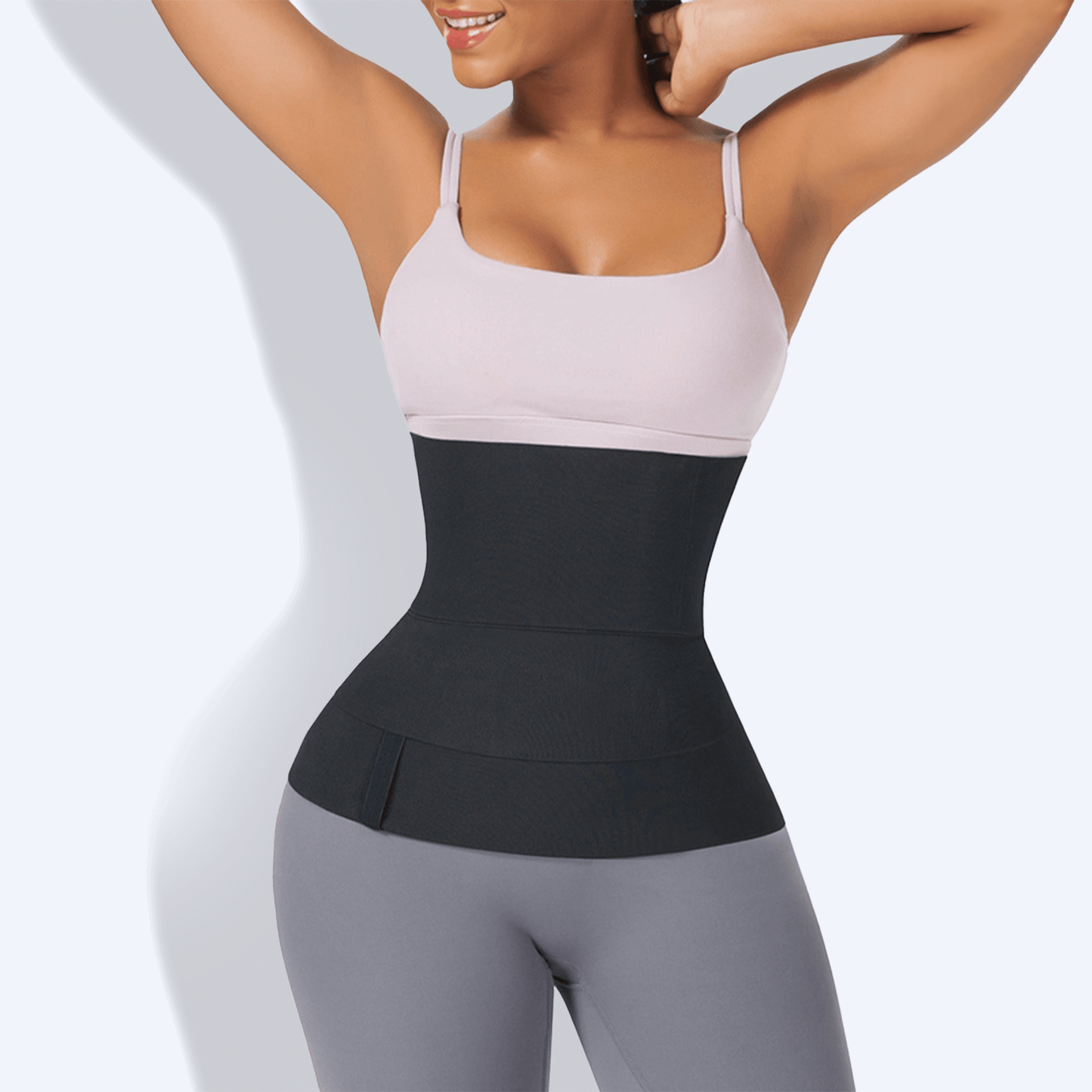Sculpting Seamless Flexible Waistband Wrap