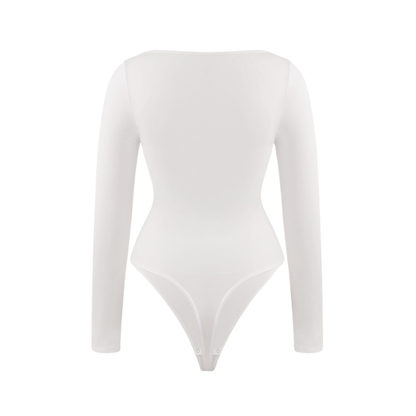 HolyShape Long Sleeve Square Neck Bodysuit
