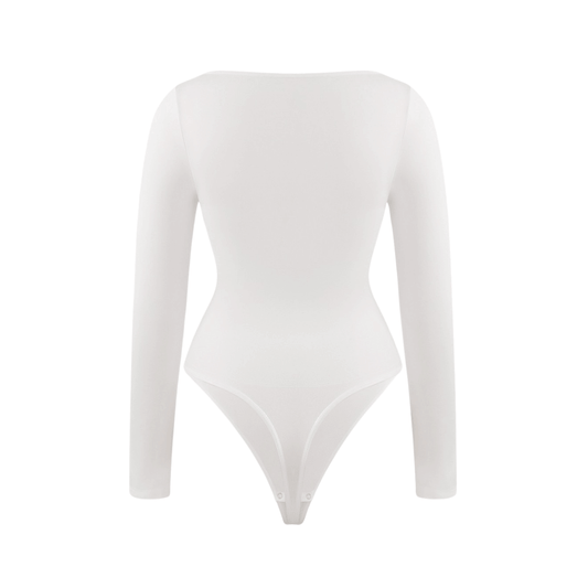 HolyShape Long Sleeve Square Neck Bodysuit