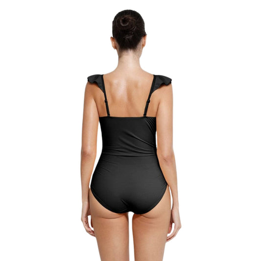 HolyShape V-Neck Ruffle Swimsuit
