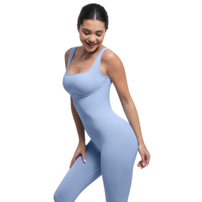 HolyShape Square Neck Sculpt Jumpsuit
