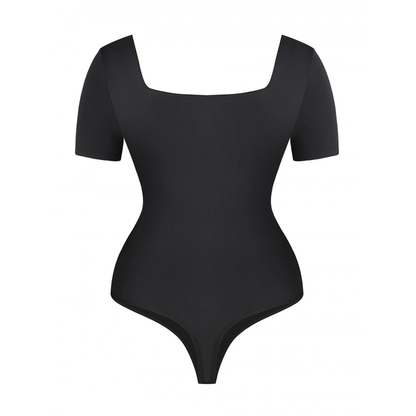 HolyShape Short Sleeve Square Neck Bodysuit