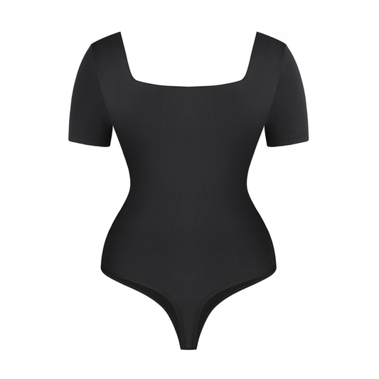 HolyShape Short Sleeve Square Neck Bodysuit