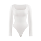 HolyShape Long Sleeve Square Neck Bodysuit
