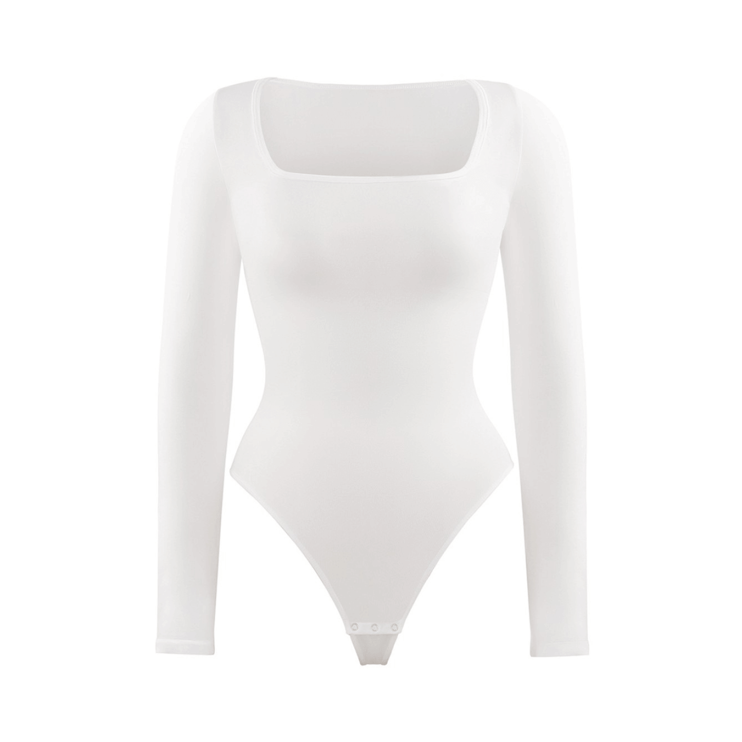 HolyShape Long Sleeve Square Neck Bodysuit