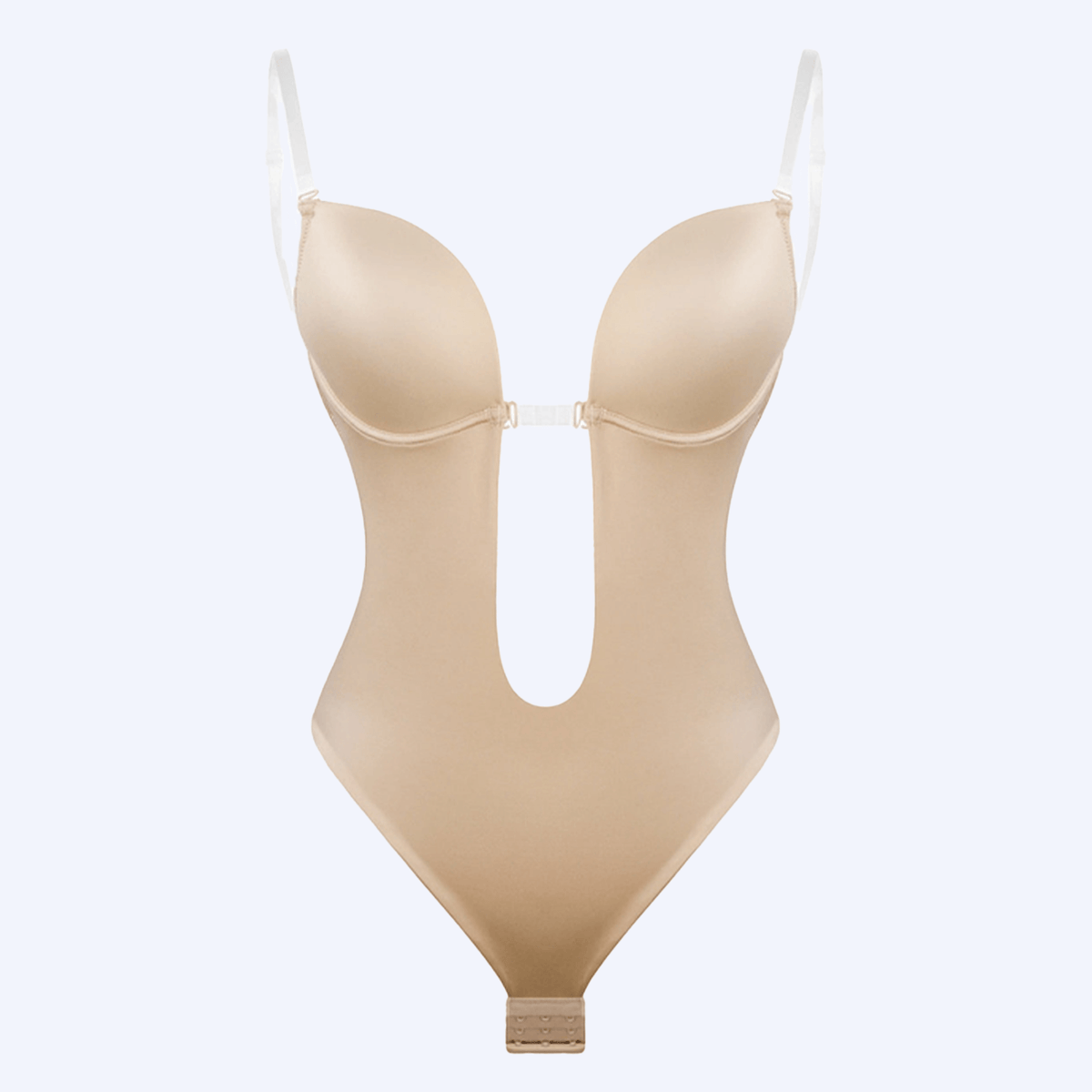 Backless Seamless Thong Bodysuit