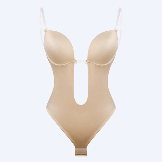 Backless Seamless Thong Bodysuit