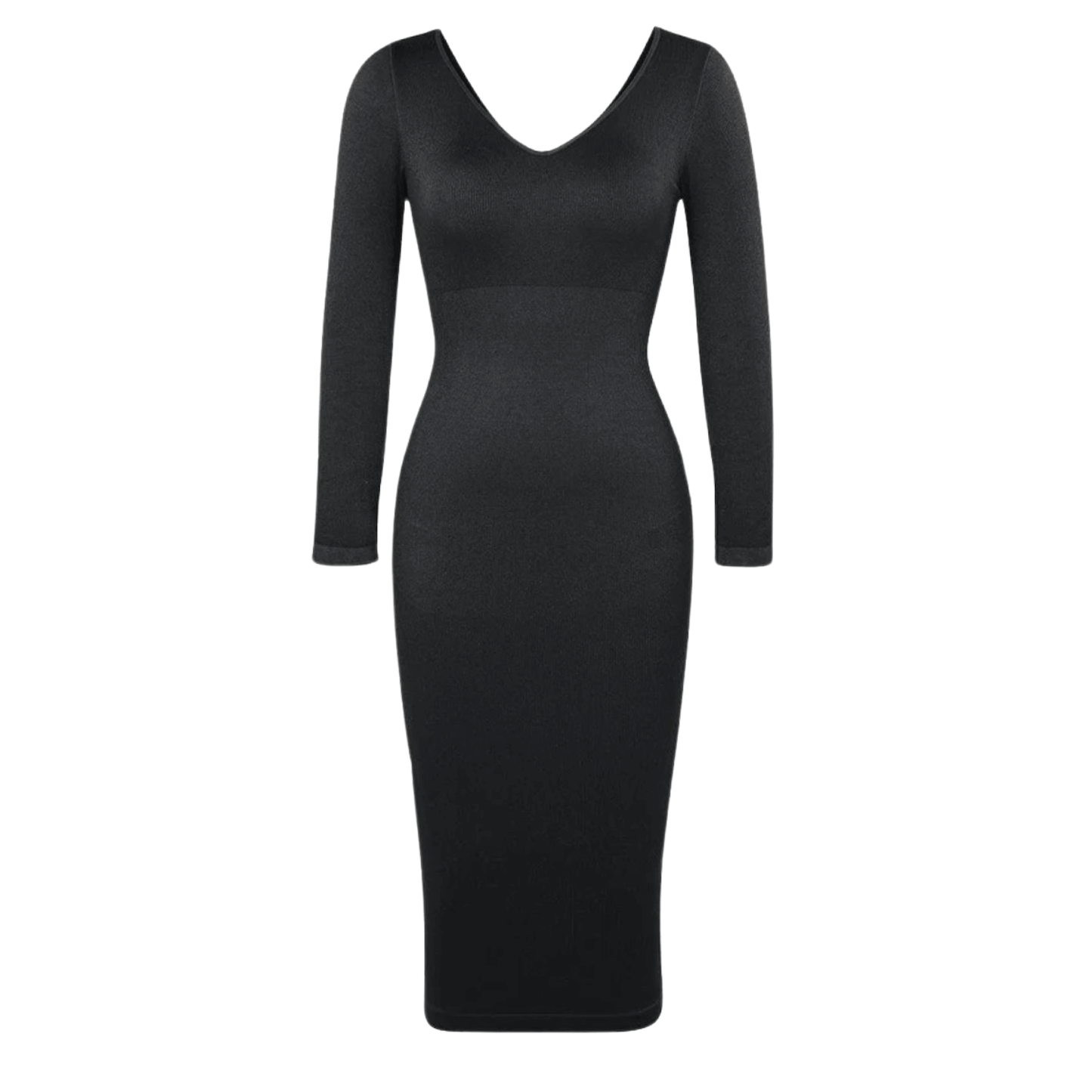 HolyShape ChicSculpt Seamless V-Neck Knit Body Dress