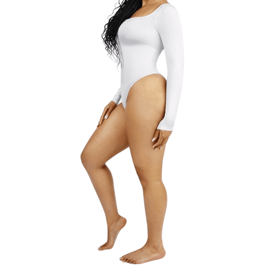 HolyShape Long Sleeve Square Neck Bodysuit