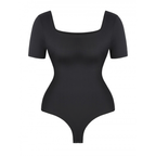 HolyShape Short Sleeve Square Neck Bodysuit