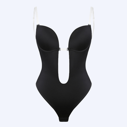 Backless Seamless Thong Bodysuit