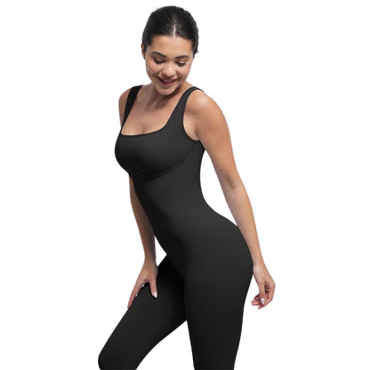 HolyShape Square Neck Sculpt Jumpsuit