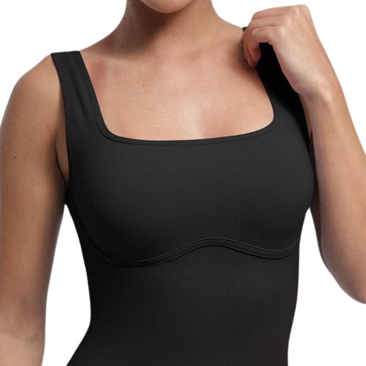 HolyShape Square Neck Sculpt Jumpsuit