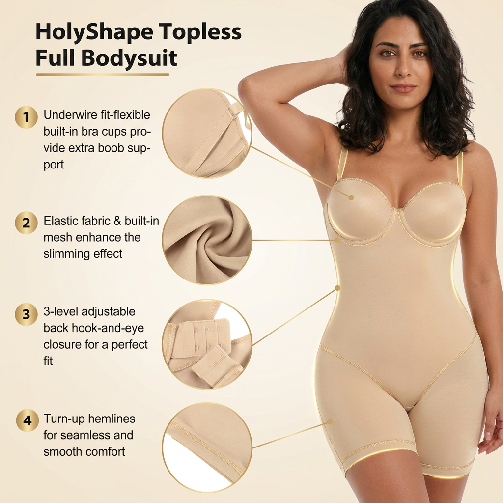 HolyShape Topless Full Bodysuit