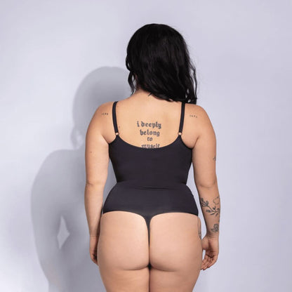 Model in the picture is 175 cm tall, and weights 80 Kgs wearing thong cut black M/L