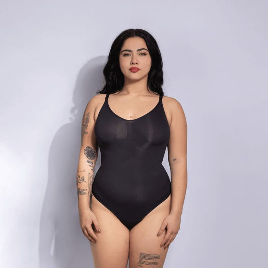 Model in the picture is 175 cm tall, and weights 80 Kgs wearing thong cut black M/L