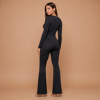 HolyShape FlareSculpt Legging in Black, back