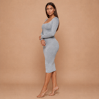 HolyShape PureSculpt Dress in Dark Gray, side