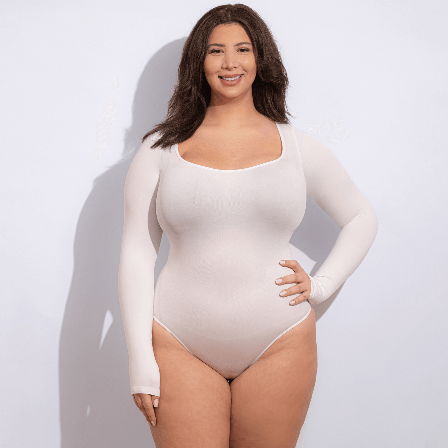 Model in the picture is 180 cm tall, and weights 110 Kgs